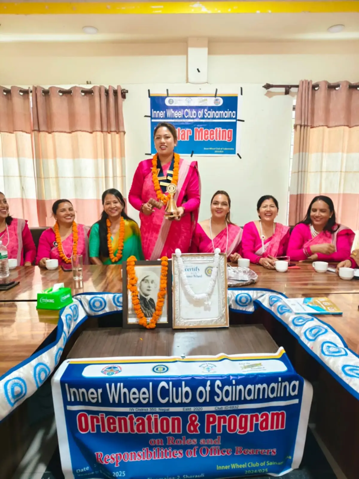 इनरव्हील सैनामैनाको कार्यसमितिलाई जिम्मेवारीसम्बन्धी अभिमुखीकरणअभिमुखीकरण